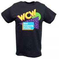 WCW Pasaulio Čempionato Imtynės 80-ųjų Dizainas S-5XL Unisex Marškinėliai M black