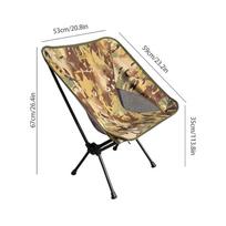 TARKA Foldable Camping Chairs Set Lightweight folding Chair Ultralight  Backpacking Moon Chairs for Garden Picnic Beach Fishing