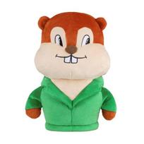 Plush Animal Golf Club Headcover Goat Fox Chipmunk Elk Wolf Sheepdog Raccoon Wood Driver Head Protector Cover Golf Accessories Golfer H beige