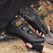 Dviračių avalynė MTB plokšti pedalai Dviračio batai Clit Vyriški kniedės Batai Dviračio kalnų dviračio batas Lenktyninis fiksavimo pėdos avalynė Dviračio sportbačiai 44 gray