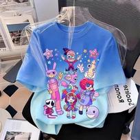 Cute Cartoon The Amazing Digital Circus Jax Tee 2026 Summer Fashion Unisex Short Sleeve T-Shirt Lightweight And Breathable Tops 150 black
