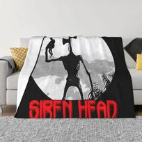Siren Head Background Throw Blanket Soft Blanket Warm Bed Fashionable Blanket For Sofa Office Bedroom Decorative Blanket Size: 180*280cm, Weight: 280 GSM