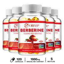 GREVIP - 1000 mg Berberine Hydrochloride - Gut Health 120*5