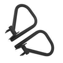 Fitness Dip Bar Attachments for Power Cage Squat Rack Iron Dip Bar Muti Grip Handles for Strength Training black