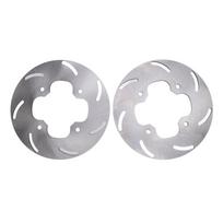 ATV Front Disc Brake Conversion Kit Enhanced Braking Performance Power Disc Brake Kit for 450 Foreman 300 Fourtrax 4x4 gray
