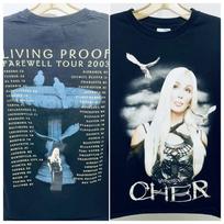 NEW Cher Living Proof Farewell Tour Concert TShirt Double Side SN161 Unisex T-Shirt L gray