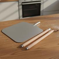 Pizza Peel Easy Storage Aluminum Cake Lifter for Home Cooks, Bakery, Kitchen 14 Inch 16 Inch Holes S1 97CM W Box brown