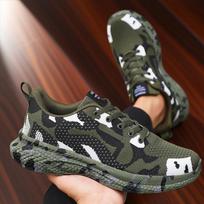 Men's Shoes Camouflage Sports Shoe Breathable Anti Slip Outdoor Hiking Shoes Green Summer 2025 Designer Shoes Train Elegant 42 pilka
