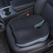 Car Wedge Seat Cushion Memory Foam Car Driver Seat Office Chair Wheelchairs Seat Cushion Orthopedic Support and Pain Relief All seasons Black Polyest black