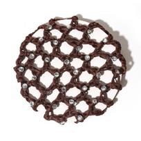 Breathable Mesh Bun Cover Snood Hair Bands Ballet Hair Net Sweet Girls Elastic Hair Net  Women kava