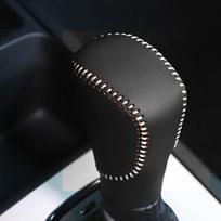 Car Gear Shift Collars Leather Head Knob Handbrake Grip Cover for Honda Civic 2016- Fit   Accord 2014 handbrake red line gray