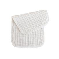 Muslin Newborn Towel Baby Items White 6 Layers Kids Hand Face Towels 100% Cotton Baby Bibs Burp Cloth 1/3Pcs 25*50cm white