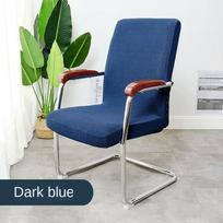 Pledinis vilnos vandeniui atsparus kompiuterio kėdės užvalkalas Elastingas biuro kėdės užvalkalas Cinema Internet Cafe porankio pasukamas kėdės užvalkalas S blue