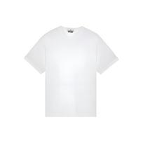 Stone Island Plain Logo Printed Crew Neck Short Sleeve T-Shirt Men Tops White 801520457-V0001 L white