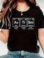 Autism Gold Titanium Samarium T-shirt L beige