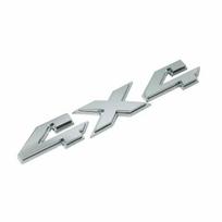 3D Metalinis 4X4 Automobilio Lipdukas Emblema Ženklelis Lipdukai Automobilio Galinis Lipdukas Dodge Ram 1500 2500 3500 4X4 Jeep Grand Cherokee Wrangler Ford Style36 juoda