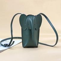 Fashion Cellphone Shoulder Bag Women Leather Crossbody Bag New Card Holder Messenger Bag Elephant Grey Women's Bags juoda