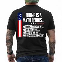 Trump is A Math Genius Vintage Funny T-Shirt M black