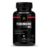 Sveika mityba Yohimbino HCL 2,5 mg daržovių kapsulės | Botaninio ekstrakto papildas vyrams ir moterims | Aktyvus gyvenimo būdas ir metabolizmo palaikymas | 60 Kaps