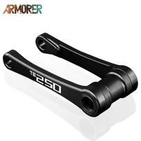 Motorcycle Adjustable Lowering Link kit Motocross Accessories For TE 250 250i  TE250 2014 - 2017 TE250i 2018 - TE Titanium gray