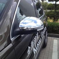 ABS Chrome galinio vaizdo veidrodėlio dangtelio apdaila 2vnt Vw Volkswagen Tiguan 2009 2010 2011 2012 2013 2014 2015 m. white