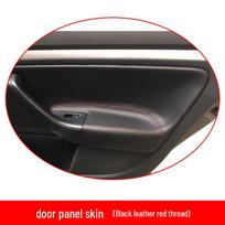 Volkswagen Sagitar Golf 6 Wagon 5-Door Microfiber Leather Door Panel Wrap (2006-2011) gray