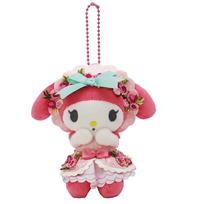 Nakajima Corporation My Melody Kuromi Mascot Collection My Melody Bonnet H13 x x D6cm 208026-25 W7.5 white