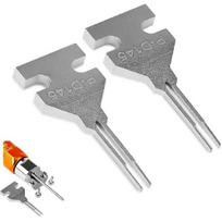 JRready ST5262 2Pcs Molex Pin Extractors Terminal Release Tool Kit For Molex MX3.0 Male/Female Terminals Extraction Tool For Micro-Fit Terminals Pin ST5280 gray