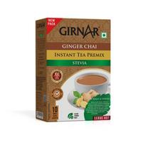Girnar Instant imbiero chai premiksas su stevija, be cukraus, 120g, 10 paketėlių greitam karštam gėrimui brown