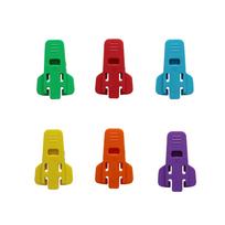 6pcs Outdoor dustproof and insect proof can sealer, household multifunctional handheld beer and cola beverage bottle opener red