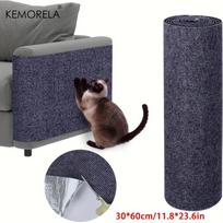 Lipnus kilimas katėms įbrėžimų lenta siena nuo įbrėžimų kačių sofa pasidaryk pats kačių įbrėžimų lenta sofos apsauga letenėlės pagaląsti apkarpomos tamsiai pilka spalva