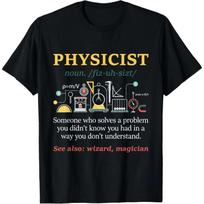 Vasarinis Kvantinės fizikos Stygų teorijos Fizikos studento Mokslo raidėmis spausdintas apvalios apykaklės T-shirt Vyriškas ir moteriškas trumpomis rankovėmis L juoda
