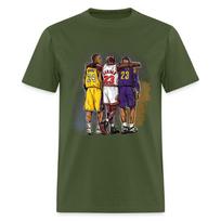 Basketball Hall of Famers Legendary GOAT Shirt Mens Womens Tees Top Iconic players Classic T-Shirt Mens Womens Tees Top XL black