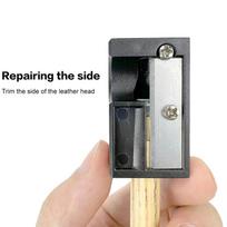 6-In-1 Billiard-Equipment Billiard Cue Head Repair Tool Multi-Functional Leather Cleaning Polishing Needling Tools gray