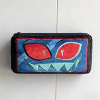 In Stock Hazbin El Vox Plush Doll Bag Pencil Case Coin Purse Cute Anime Peripherals Toy Birthday Christmas Gift (as the picture,in stock) red