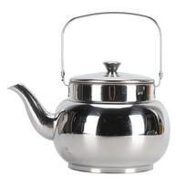 Hammered Finish Stainless Steel Teapot 1L Capacity Stovetop Tea Kettle  Restaurant Use 1# gray