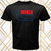 Monza Circuit Graphic Black T-shirt L black