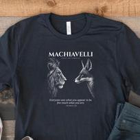 Machiavelli Print — Lion and Fox — Dark Academia Wall Art — The Prince — Political Philosophy 150 gray