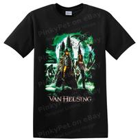 Van Helsing Gabriel Anna Valerious Gothic Fantasy Movie T Shirt Adventure Art XS black