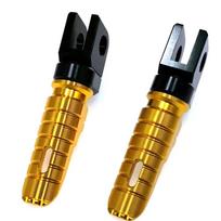Skirta KAWASAKI NINJA ZX-6R ZX-10R ZX-12R ZX-14R ZZR 1400 ZZR 1200 ZZR 600 ZRX1200 ZX-9R Besisukamiems priekiniams kojelių pėdų kaiščiams pilka spalva