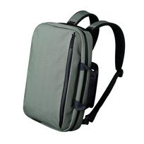 ALPAKA Elements Tech Brief Pro 12L Attache Case Backpack, 3-Way Rucksack for 16-inch Laptops, Anti-Theft, Suitcase Handle Sleeve, Water-Repellent, gray