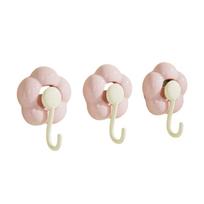 Flower Shaped Suction Cup Hooks No Drilling Required Wall Hooks for Kitchen Bathroom Living Room Vacuum Suction Cup Hooks one size