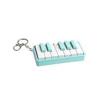 3D Printed Mini Piano Keyboard Keychain Musical Instrument Replica with Metal Keyring for Everyday Carry and Decoration Accessories One Size juoda