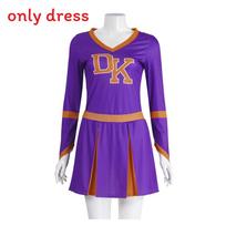 Jennifers Body Cheerleader Costume For Cosplay Events With Lycra For Girls XS purple