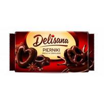 Delisana Gingerbread Pretzels in Dark Chocolate 400g