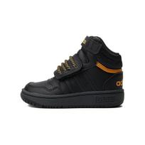 Adidas Hoops 3.0 Versatile Anti Kick Cushioning High top Toddler Shoes Black Yellow Infant And Toddler IF7755 21 juoda