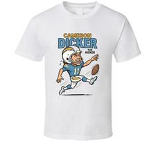 Cameron Dicker — “The Kicker” vintage retro caricature tee T Shirt XL white