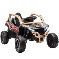 Kawasaki Teryx KRX 1000 12V UTV Elektrinis vaikiškas automobilis su 2 x 25W varikliais, 2,4 GHz nuotolinio valdymo pultu, 100 x 64 x 56 cm, Geltonas