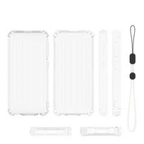 TPU MP3 Player Cover Transparent Protective Player Case for AGPTEK M3 Portable Audio Use rožinė