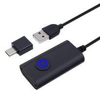 Undetectable Mouse Jiggler Automatic Computer Mouse Mover RGB Lights Mouse with Timer ON/Off Switch for Computer C black